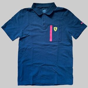 Polo Puma Black Ferrari Shirt
